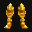 Golden Scaled Armor Shoes